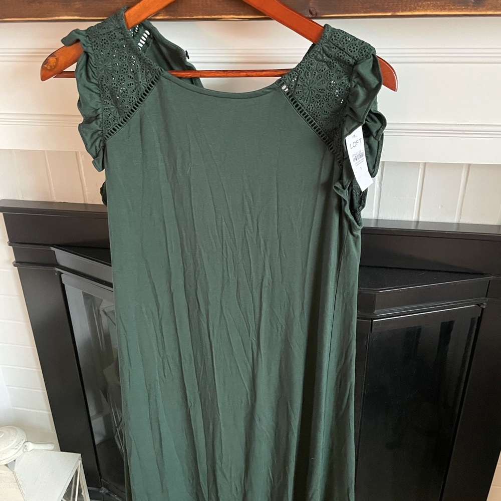 Ann Taylor Loft Green Dress
